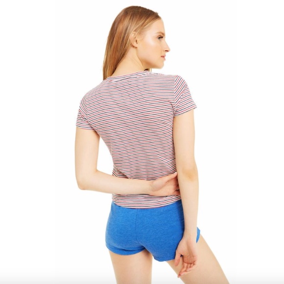 Wildfox Ocean Views No9 Striped Tee - Picture 4 of 4